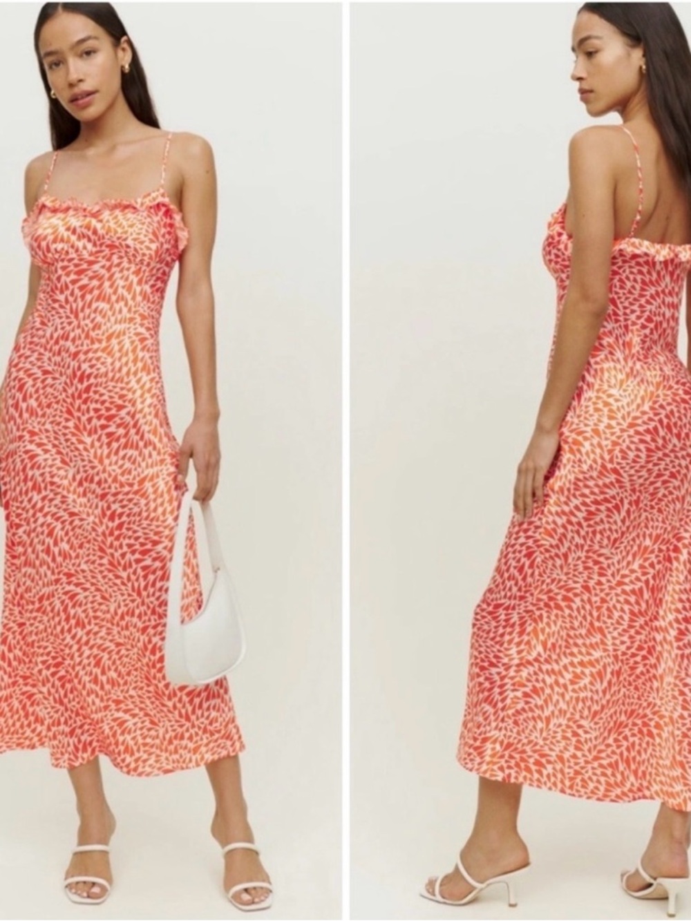 NWT sz M Reformation Aribella dress in Cupid print
